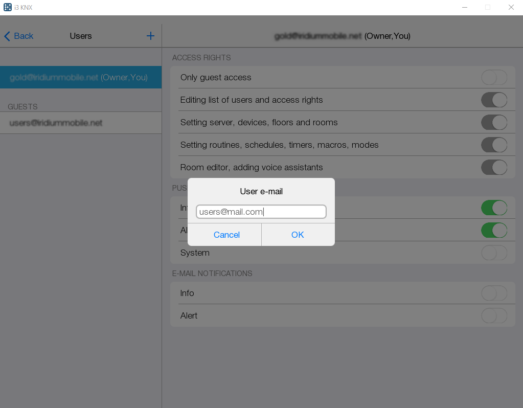 I3 KNX Config — for iRidium developers