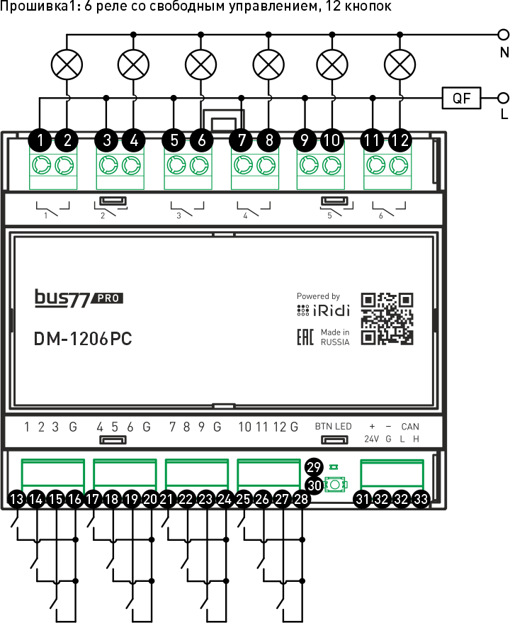 DM-1206PC — for iRidium developers