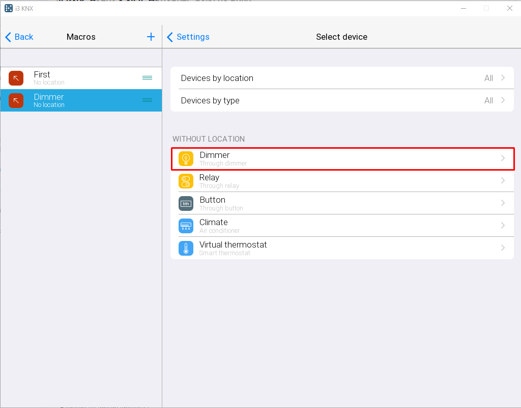 I3 KNX Config — for iRidium developers