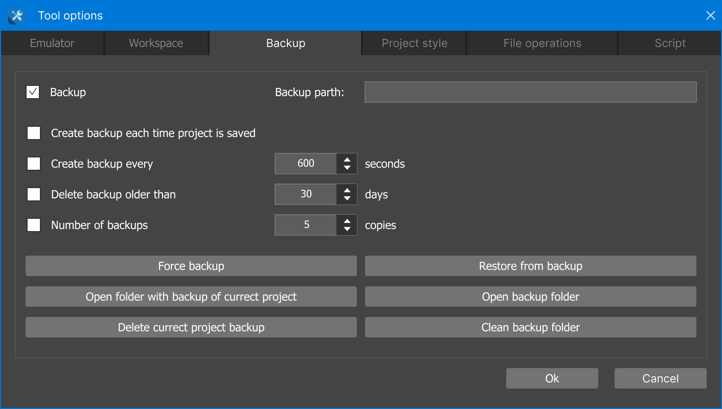 IRidium studio 2019 Editor Settings — for iRidium developers