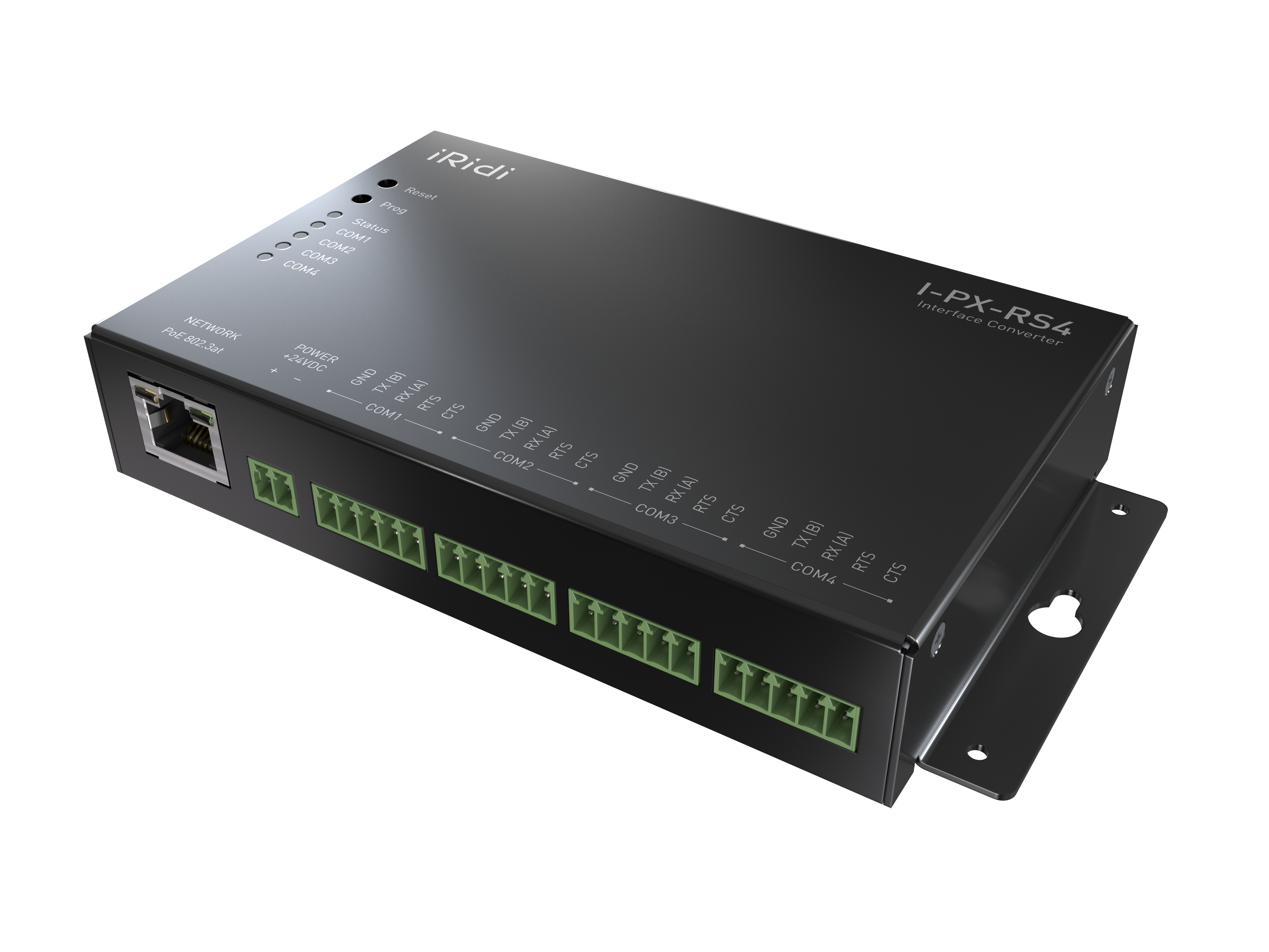 4-портовый преобразователь RS-232/485 в Ethernet