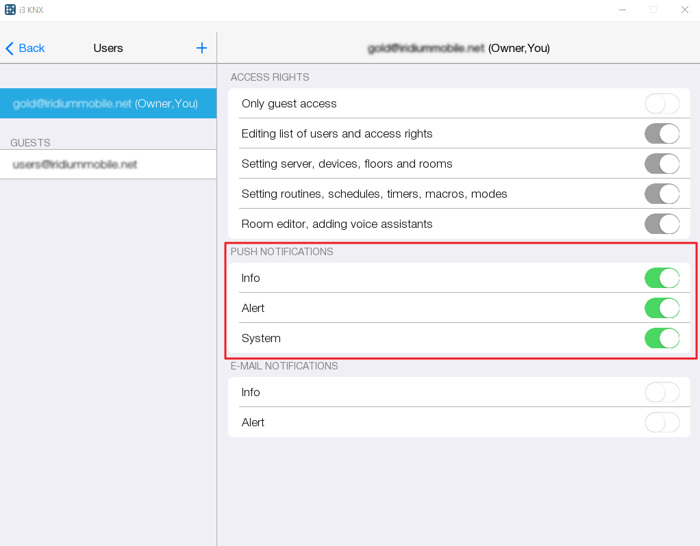 I3 KNX Config — for iRidium developers